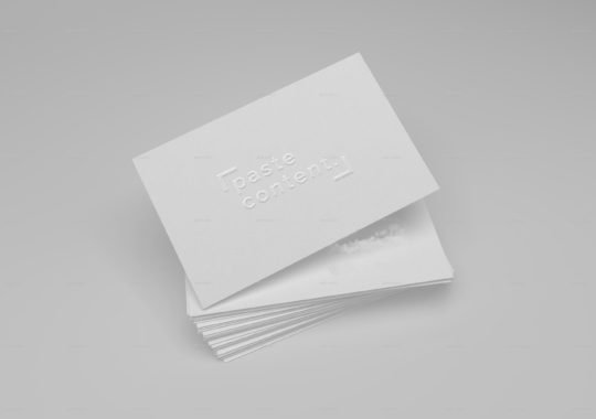 The Tactile Advantage of Embossed Business Cards & Stationery